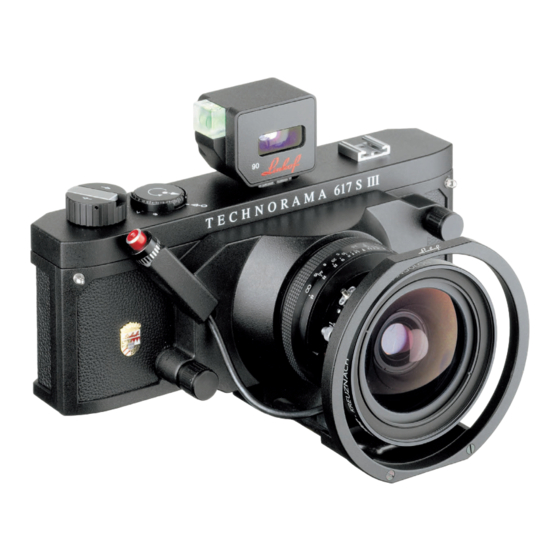 LINHOF TECHNORAMA 617 S III Operating Instructions Manual