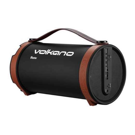 volkano Blaster Instruction Manual