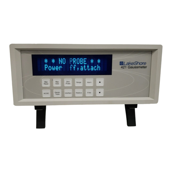 Lake Shore Model 421 User Manual