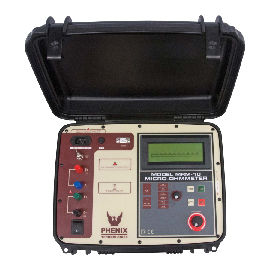 Phenix Technologies MRM-10 User Manual