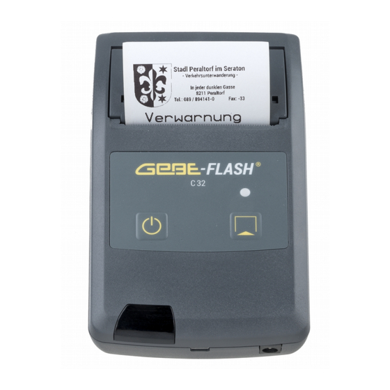 GeBe C32 Software Manual