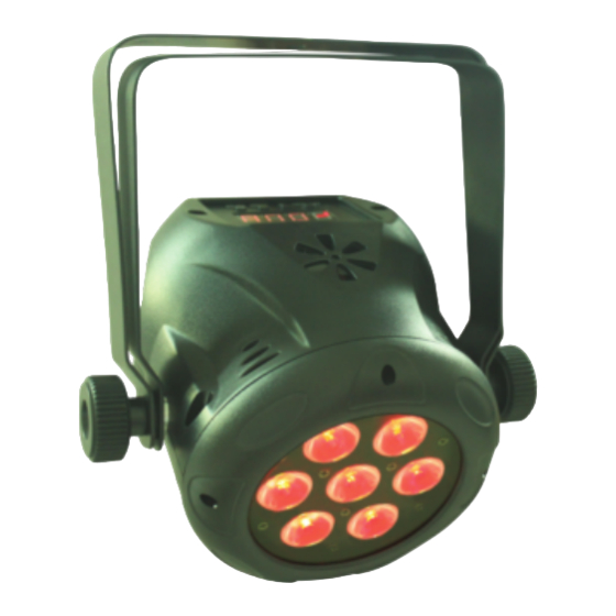 Triton Blue SIRIUS 7 LED 8W RGBW User Manual