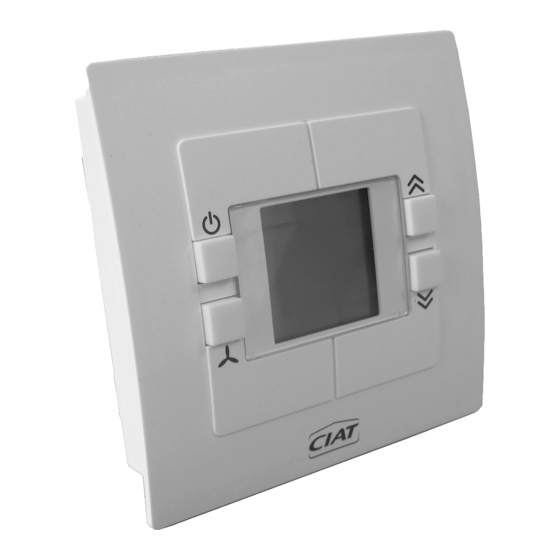 User Manuals: Ciat V300 Electronic Water Control