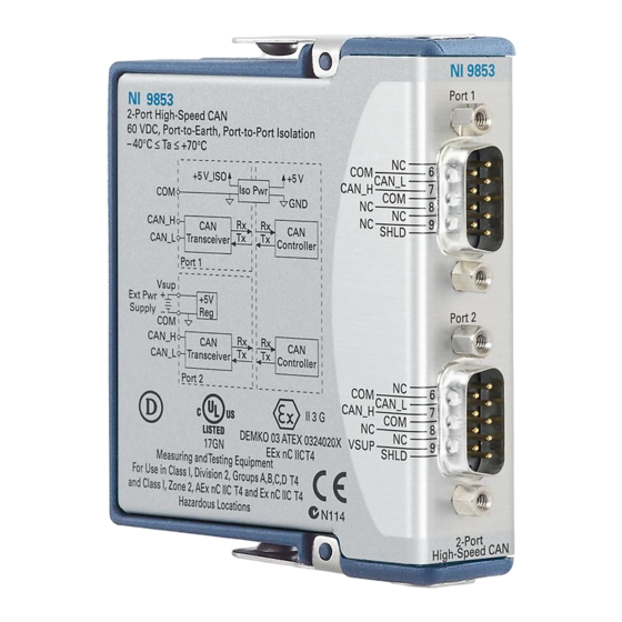 NI -9853 Manual