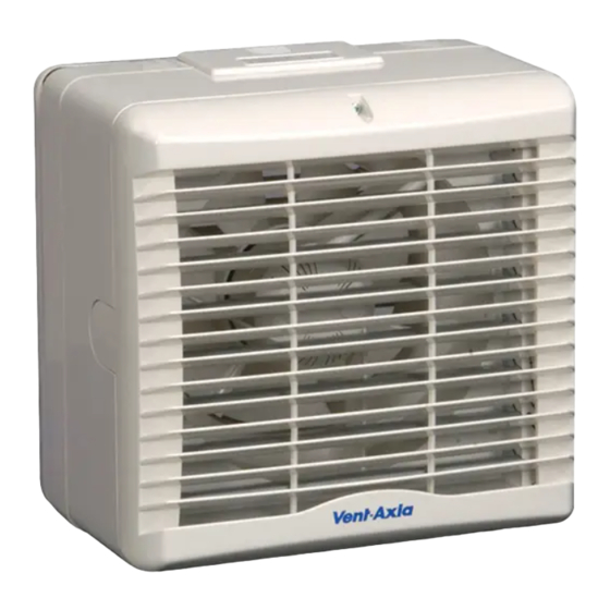 Vent-Axia VA150A Installation And Wiring Instructions