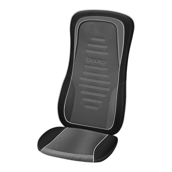 Beurer MG 315 Instructions For Use Manual