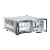 Rohde & Schwarz CMW 500 Operating Manual
