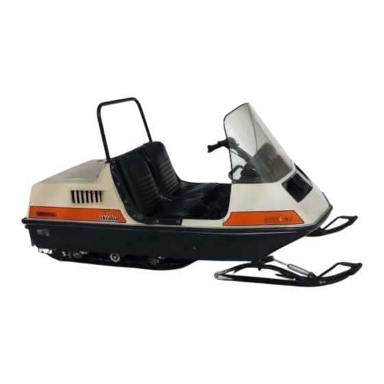 BOMBARDIER ski-doo Elite 1973 Owner's Manual