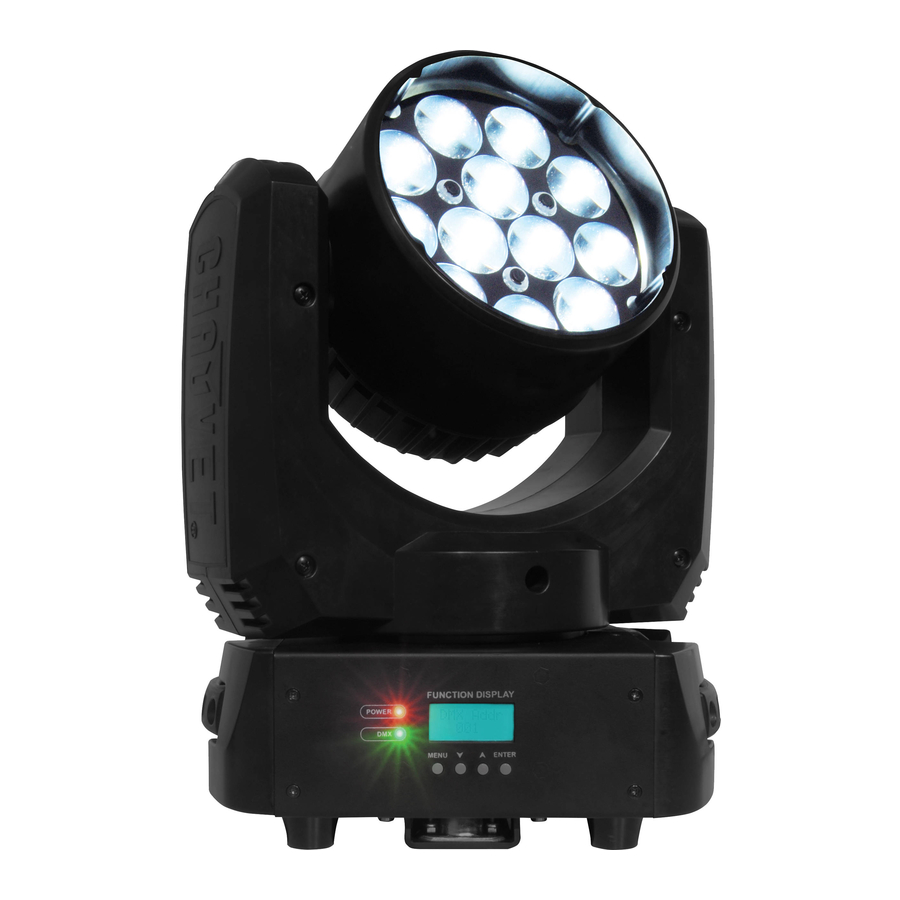 Chauvet Legend 412Z Quick Reference Manual