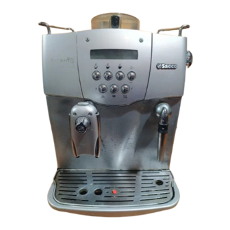 Saeco coffee machine Insruction Manual