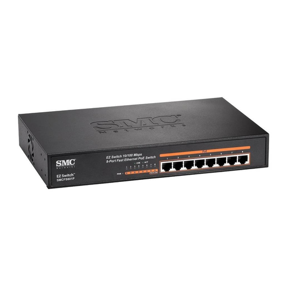 SMC Networks EZ Switch SMCFS801P User Manual