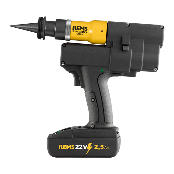 REMS Mini-Press 22V ACC Instruction Manual