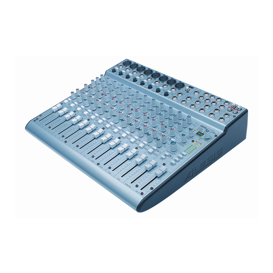 Alesis MultiMix12USB Quick Start Owner's Manual