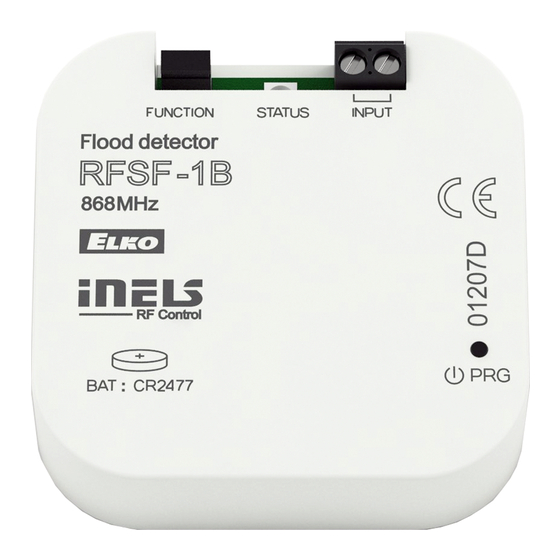 Elko inels RFSF-1B Quick Start Manual