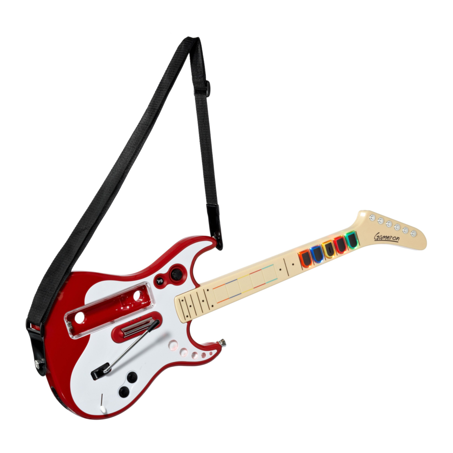GAMERON ROCKSTAR GUITAR Information And Instructions