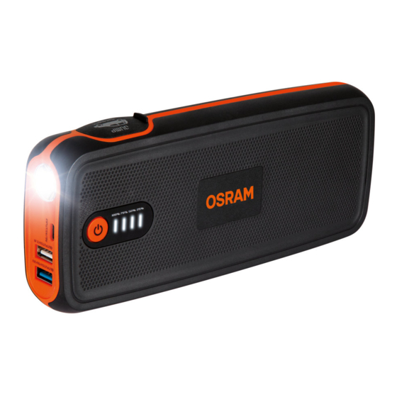 Osram BATTERYstart 400 Manual