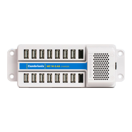 CAMBRIONIX MultiCharger14-2.4A User Manual