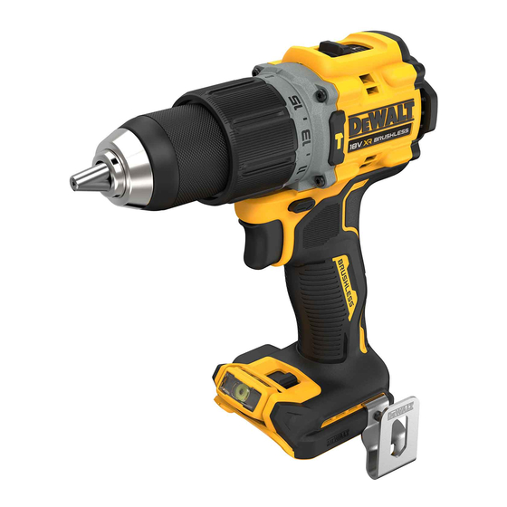 DeWalt XR DCD800 Original Instructions Manual