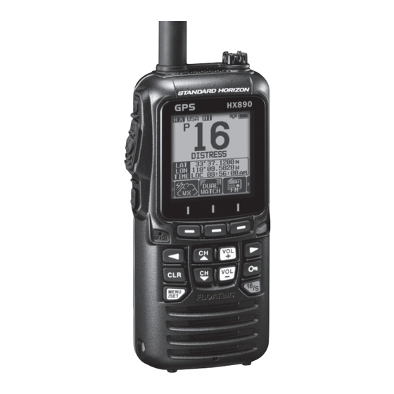 Standard Horizon HX890EBK Owner's Manual