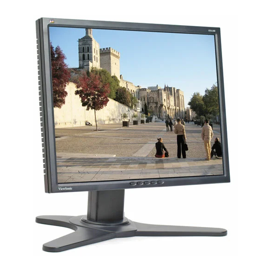 ViewSonic VP2130b Specifications