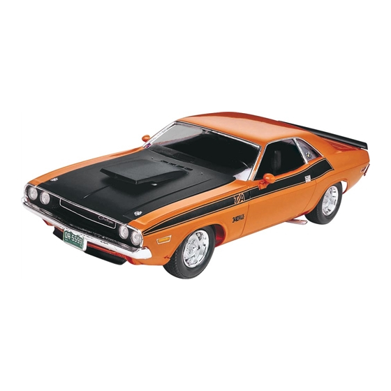 REVELL ‘70 Dodge Challenger T/A 2’n1 Assebly Instructions