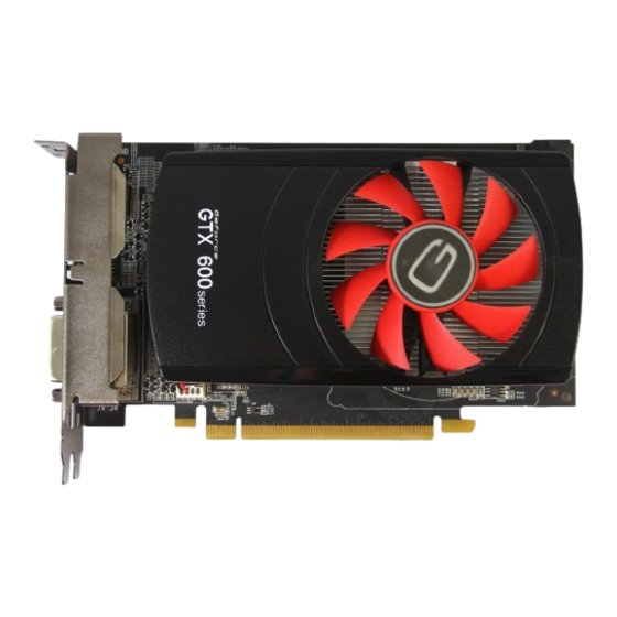 Gainward GeForce Series Quick Start Manual