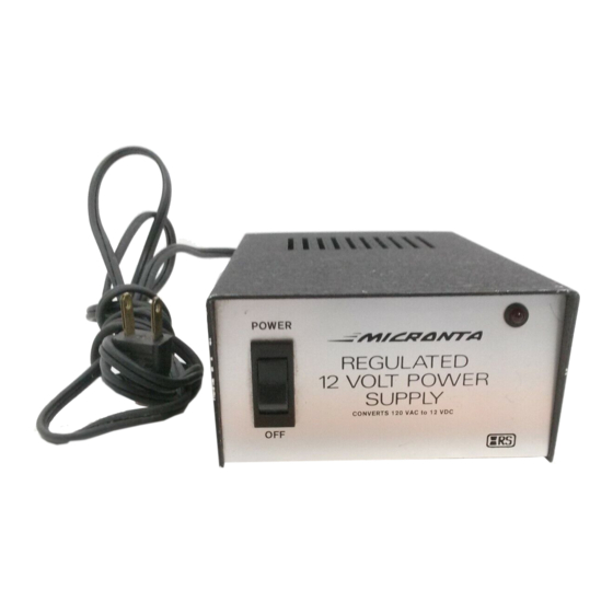 Micronta 22-124A Owner's Manual
