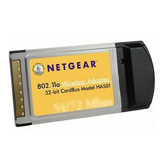 NETGEAR HA501  HA501 HA501 Installation Manual
