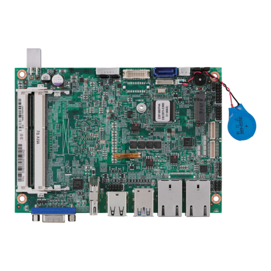 Nexcom EBC 357X Quick Reference Manual