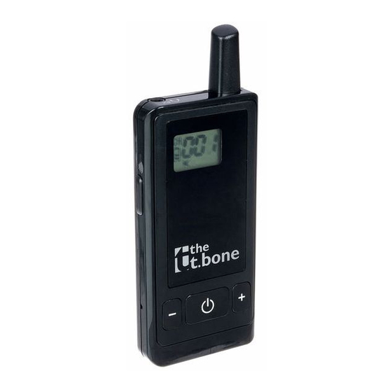 thomann the t.bone Tour Guide Talkback Receiver Quick Start Manual