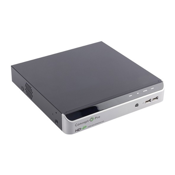 Concept Pro VUHDIPL-4 Quick Start Manual