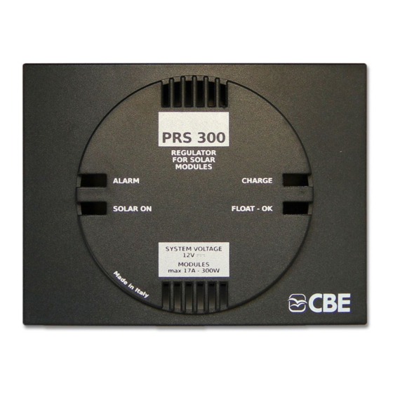 CBE PRS300 User Manual