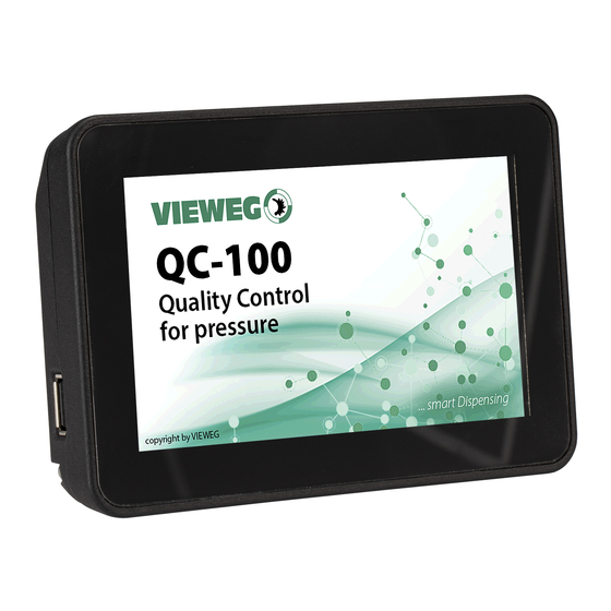 VIEWEG QC-100 Operating Manual