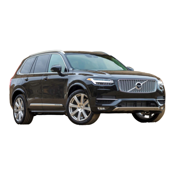 Volvo XC90 2017 Quick Manual