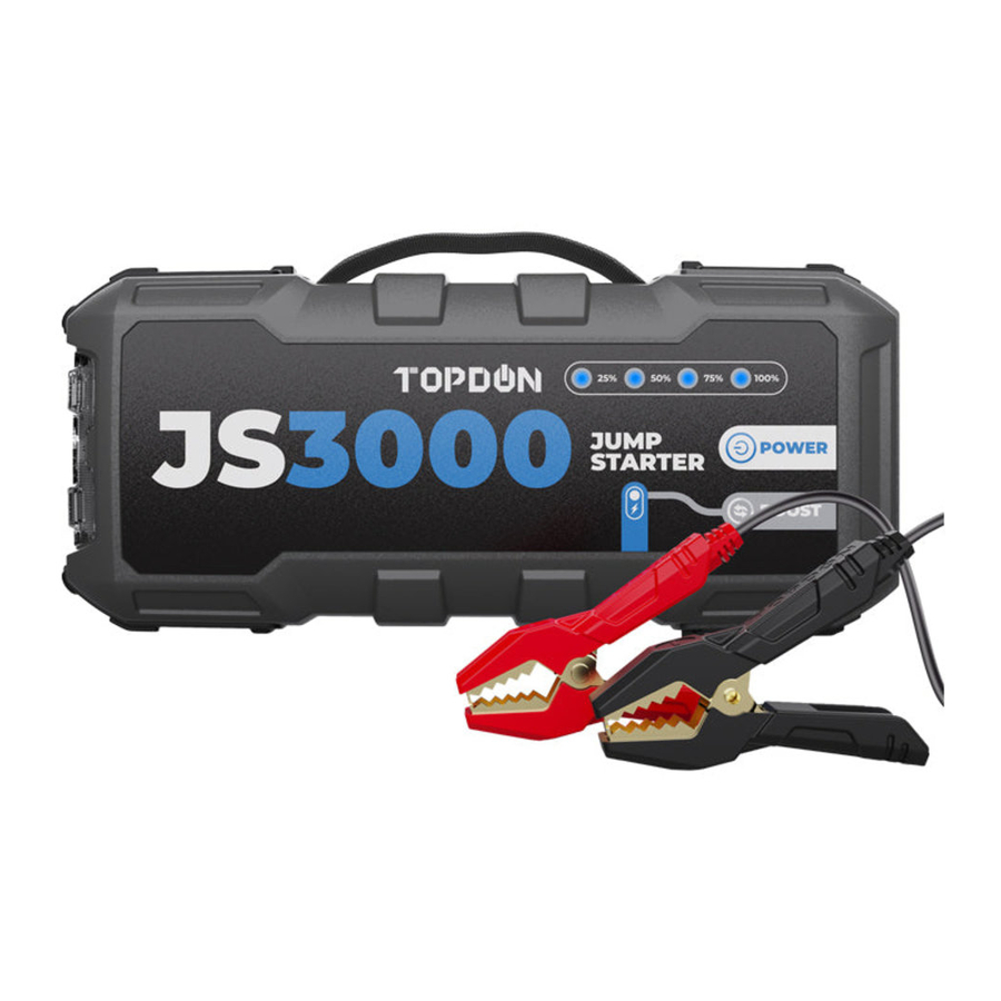 Topdon JUMPSURGE 3000 - Jump Starter Manual
