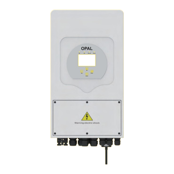 Opal Energy Opal-3.6K-1P-EU Inverter Manuals