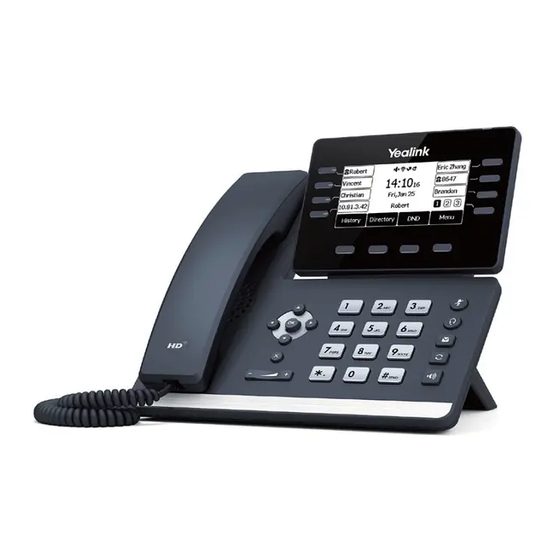 Yealink T53W Series Instructions Manual