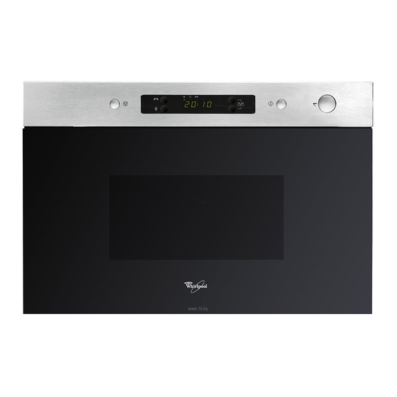 Whirlpool AMW 433 Instructions For Use Manual