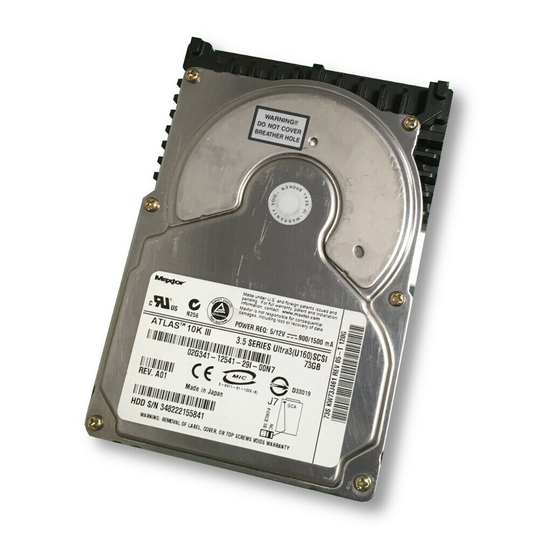 Maxtor ATLAS 10K III Product Manual