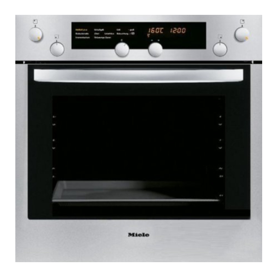 Miele H 4350 Operating And Installation Manual
