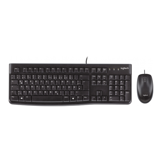 Logitech Desktop MK120 Getting Started Manual
