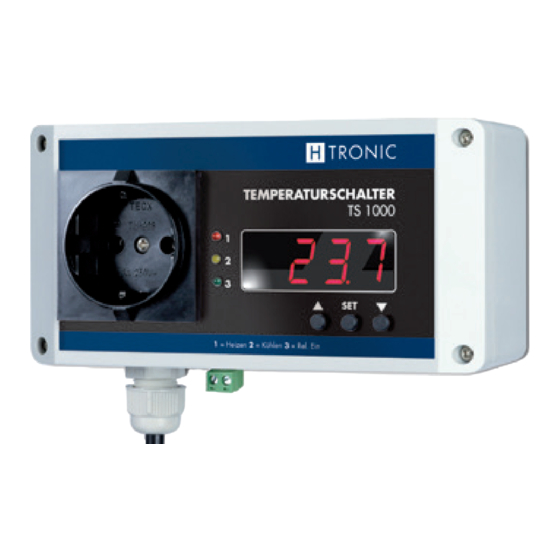 H-Tronic TS 1000 Manual
