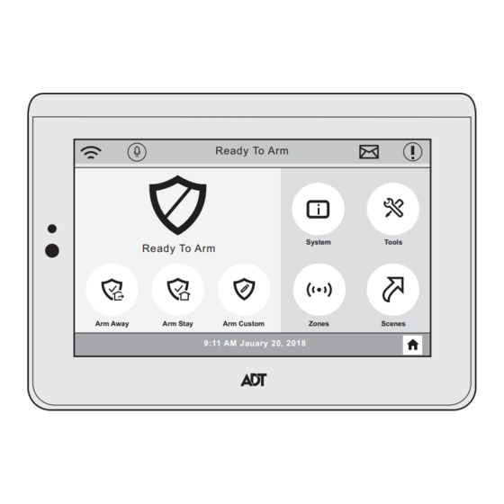 ADT WTS700 Installation And Setup Manual