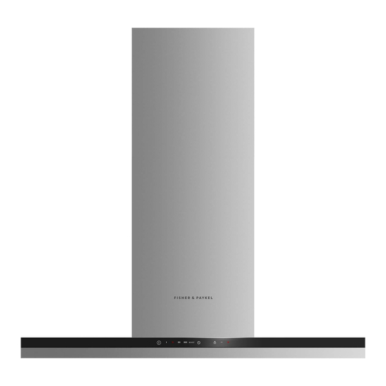 Fisher & Paykel HC60DCXB1 Installation Instructions Manual