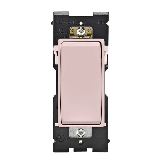 Leviton renu RE154 Installation