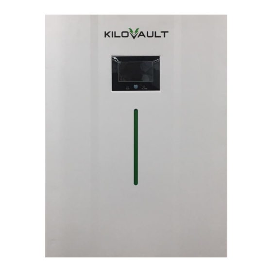 KiloVault HAB Series Installation And User Manual