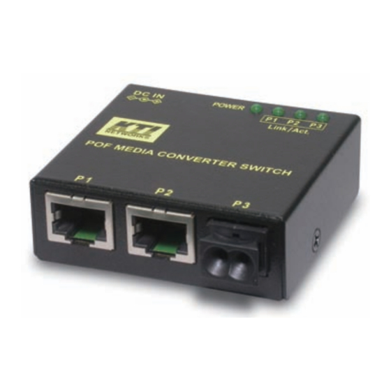 KTI Networks KCD-303P-A Series Manual