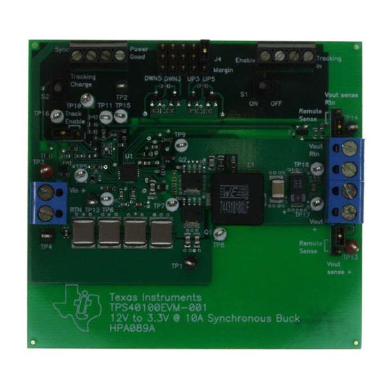 Texas Instruments TPS40100 User Manual