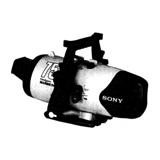 Sony HandyCam MPK-VX1 Service Manual