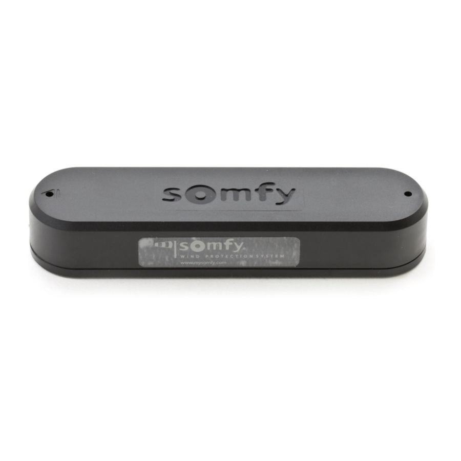 SOMFY EOLIS 3D Manual